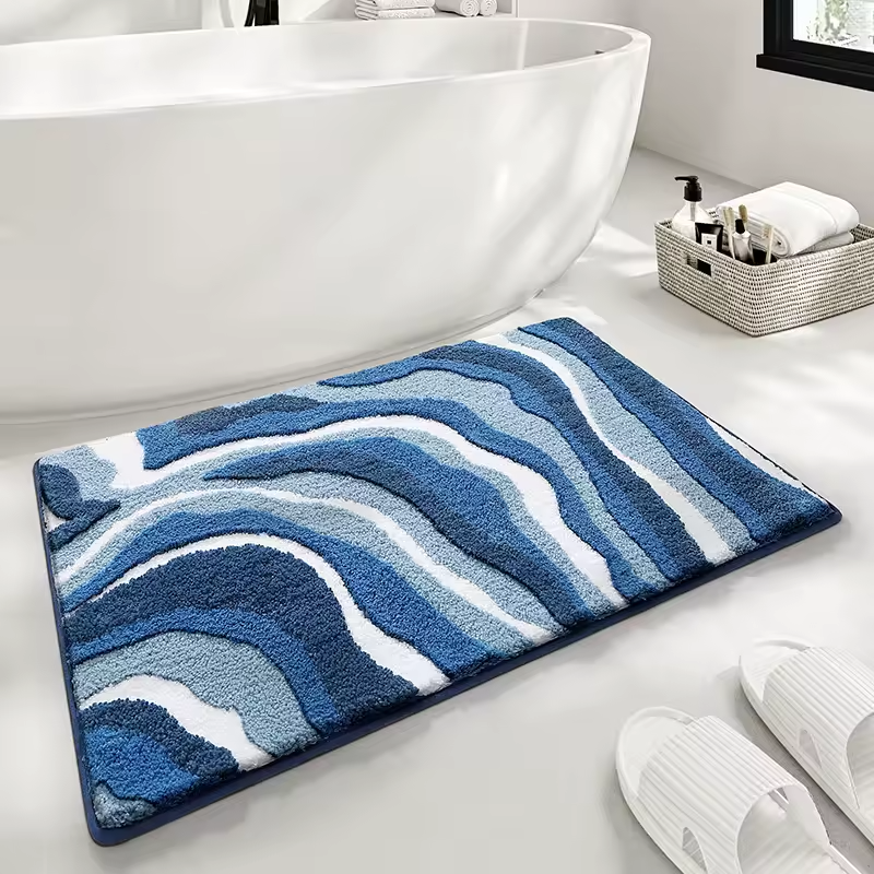 Plush Water Absorbent Bath Mat