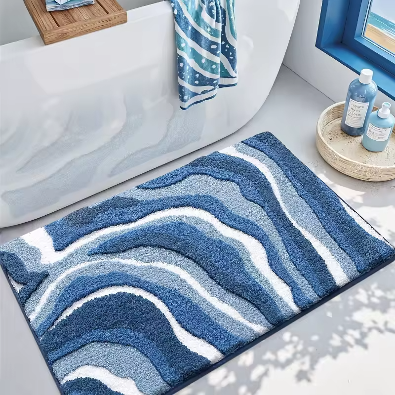 Plush Water Absorbent Bath Mat