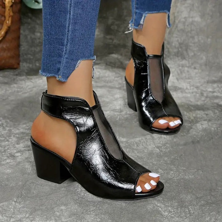 Rumi - Supportive Open-Toe Mules
