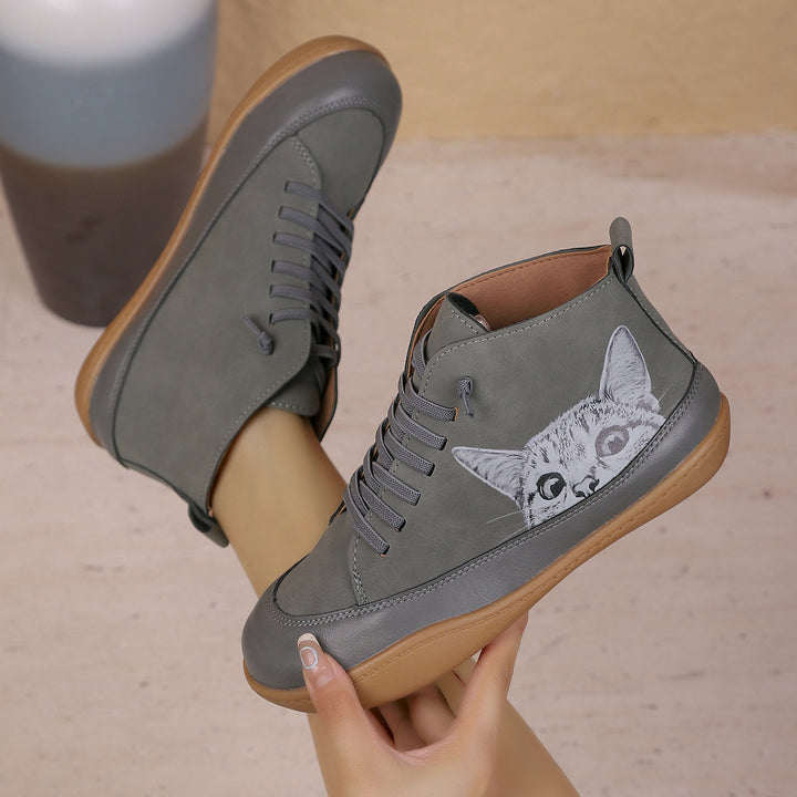 Zorelle - Cat Detail Comfort Ankle Shoes