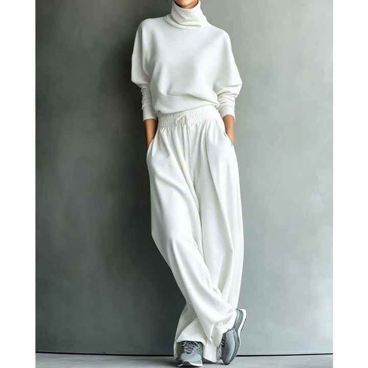 Orianna - Soft-Touch Turtleneck Two-Piece Set