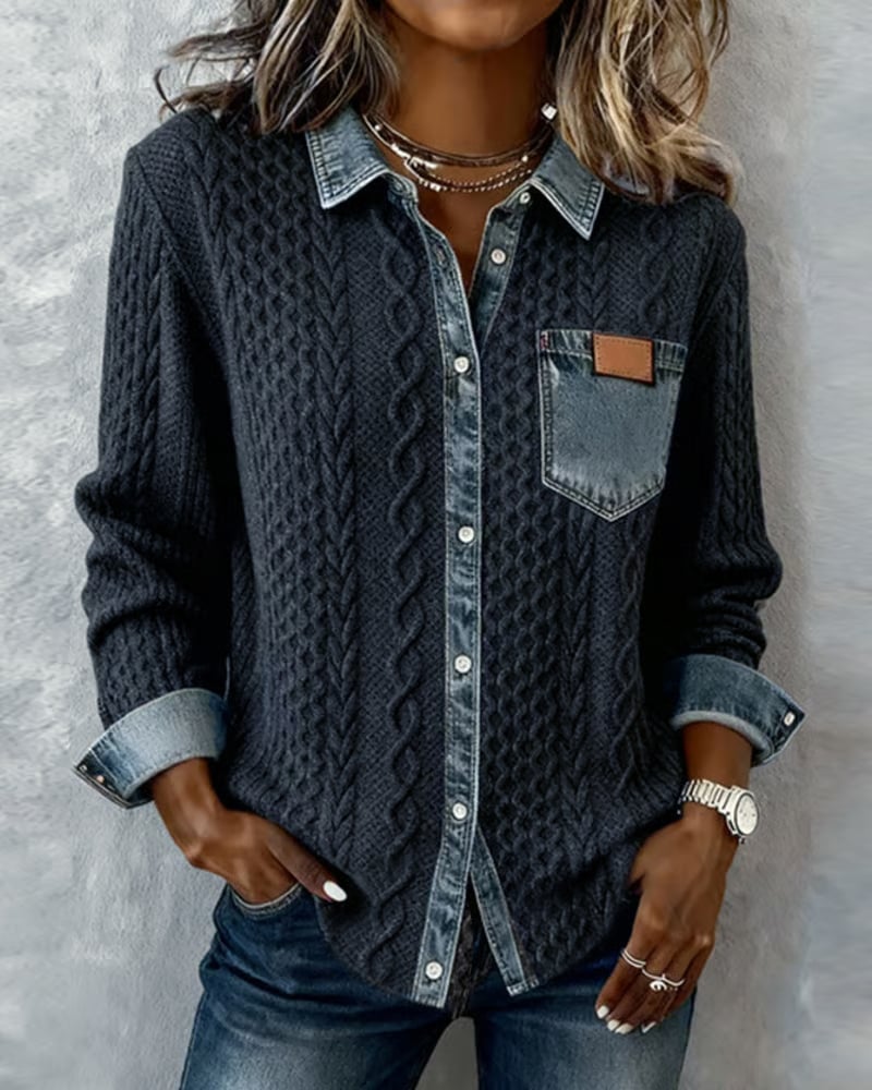 Arlette - Stylish Casual Sweater Shirt