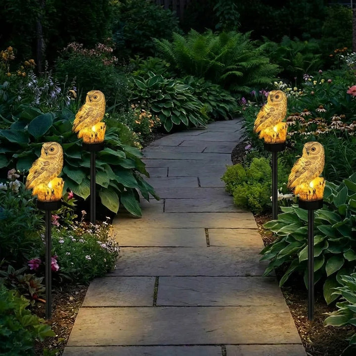 Amora - Owl Decorative Garden Lamp