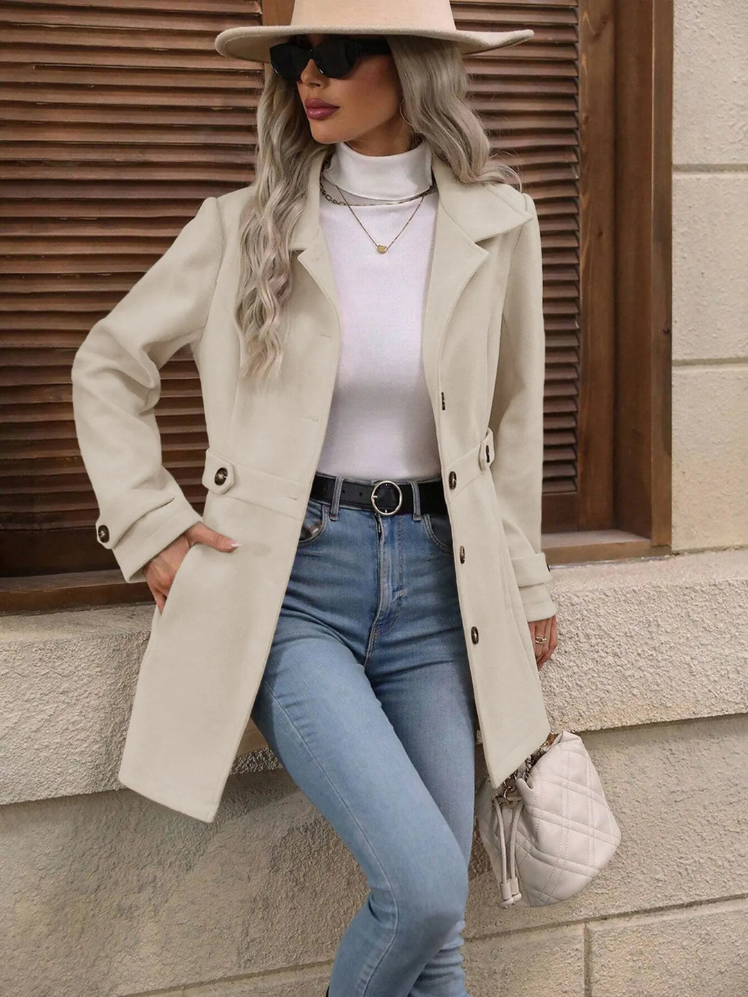 Bellona - Tailored Belted City Coat