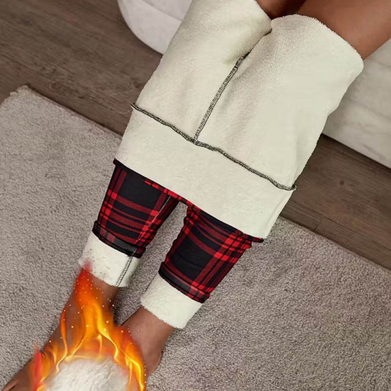 Estelyn - Classic Plaid Stretch Leggings