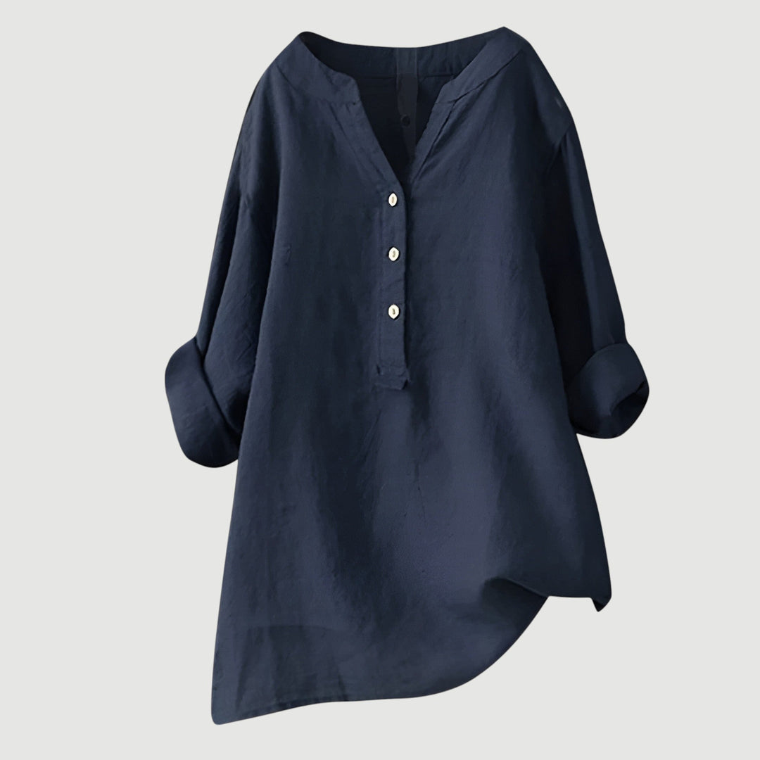 Amber - Airy Linen Blouse