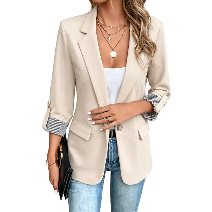 Neravelle - Tailored Roll Sleeve Blazer