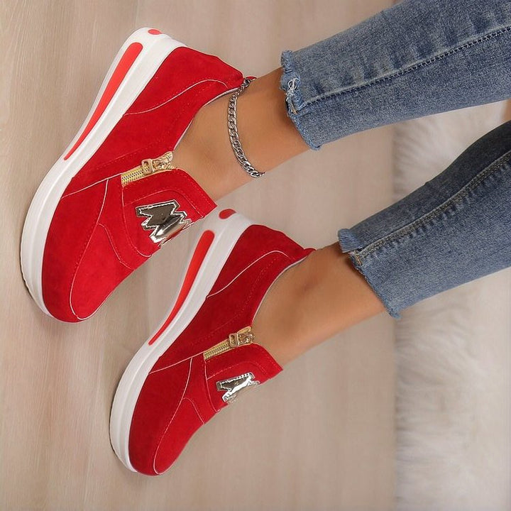 Ovelia - Platform Slip-On Sneakers