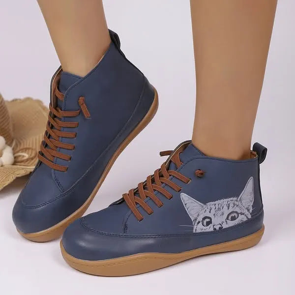 Zorelle - Cat Detail Comfort Ankle Shoes
