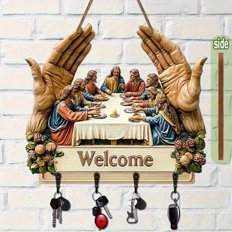 Sacred Welcome Key Holder