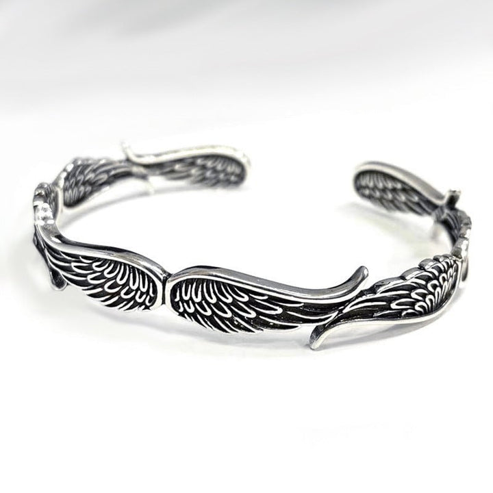 Raveya - Polished Angel Wing Bracelet