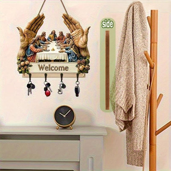 Sacred Welcome Key Holder
