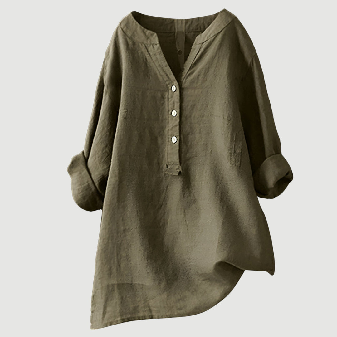 Amber - Airy Linen Blouse