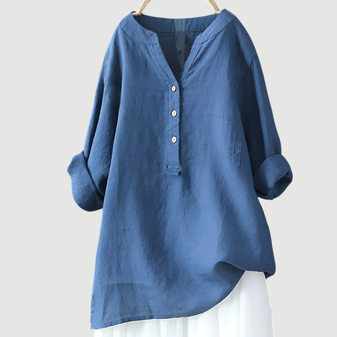 Amber - Airy Linen Blouse