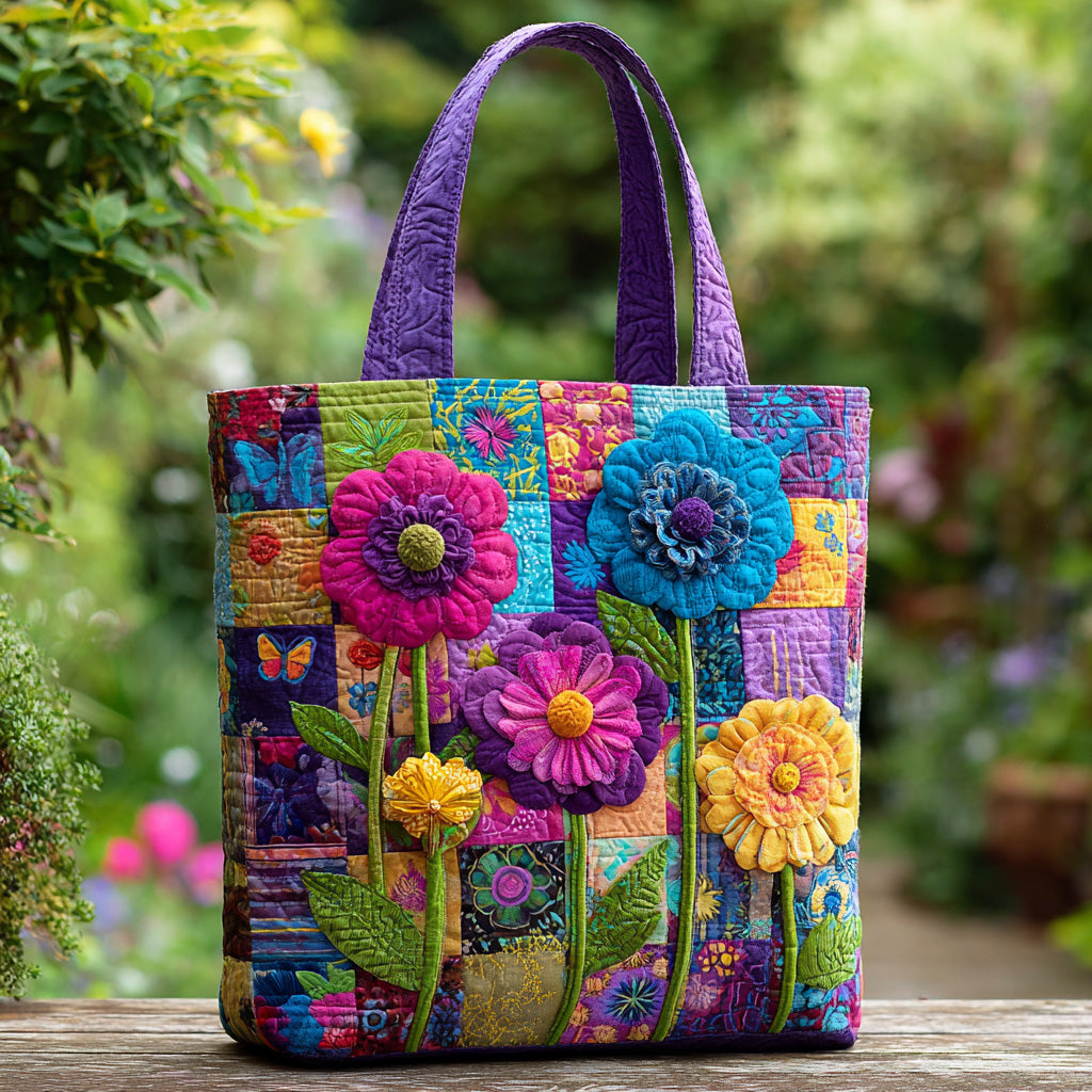 Safira - Stylish Quilt Tote Bag