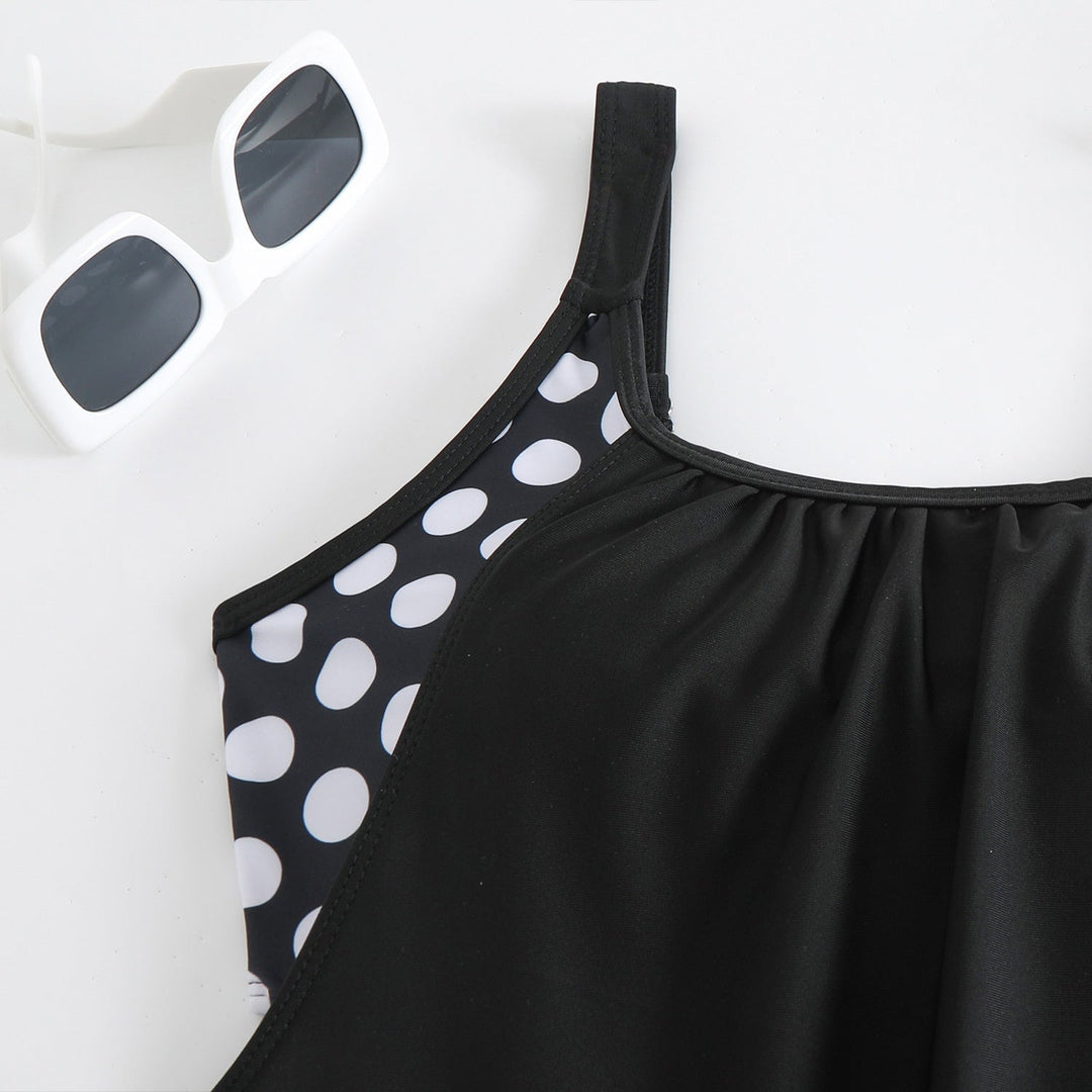 Celandine - Quick-Dry Retro Polka Dot Bikini Set