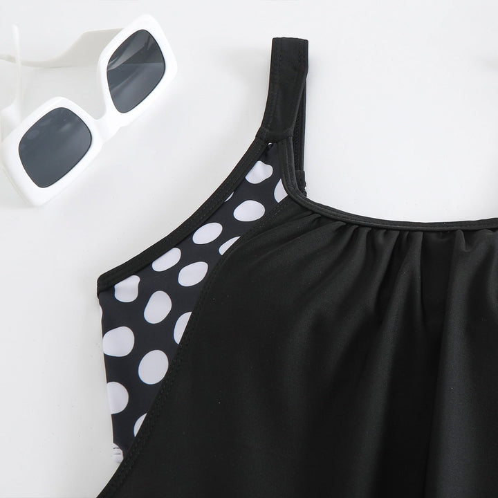 Celandine - Quick-Dry Retro Polka Dot Bikini Set