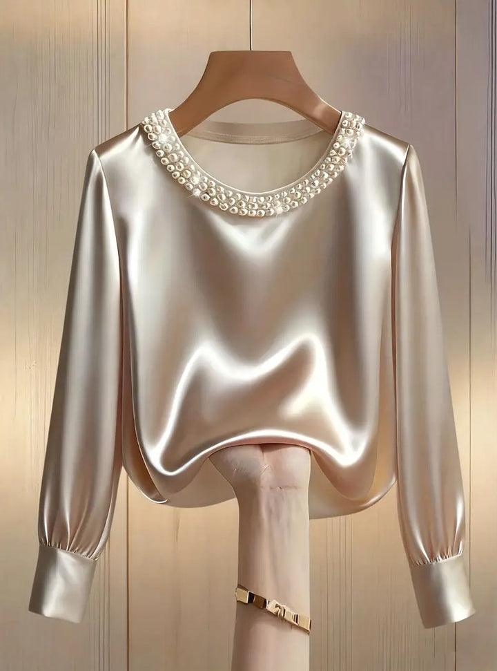 Avara - Elegant Pearl Blouse