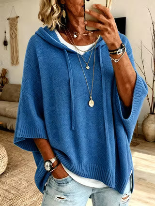 Zoralisse - Cozy Oversized Hooded Sweater