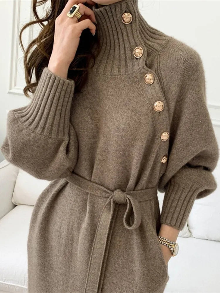 Alize - Soft-Touch Turtleneck Dress