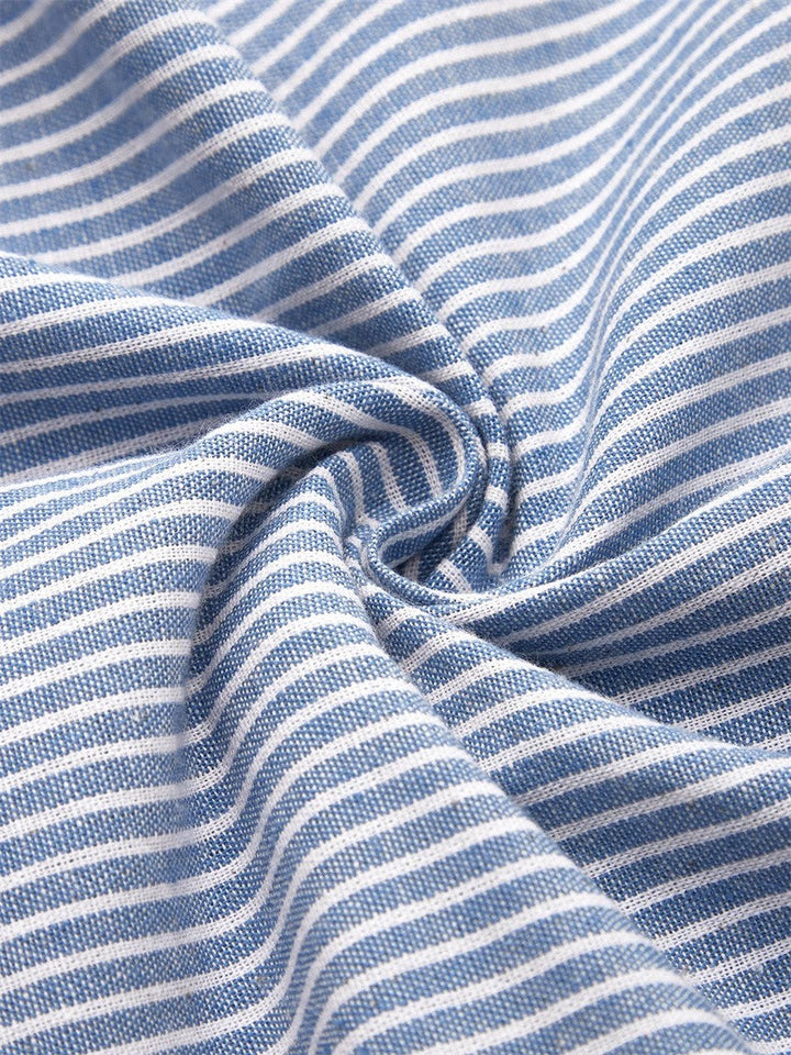 Carmina - Soft-Touch Striped Midi Dress