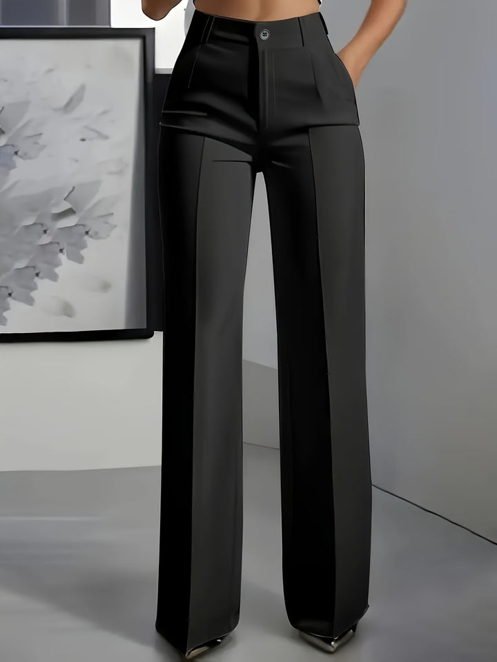Adorisse - Tailored High Waist Wide Leg Trousers