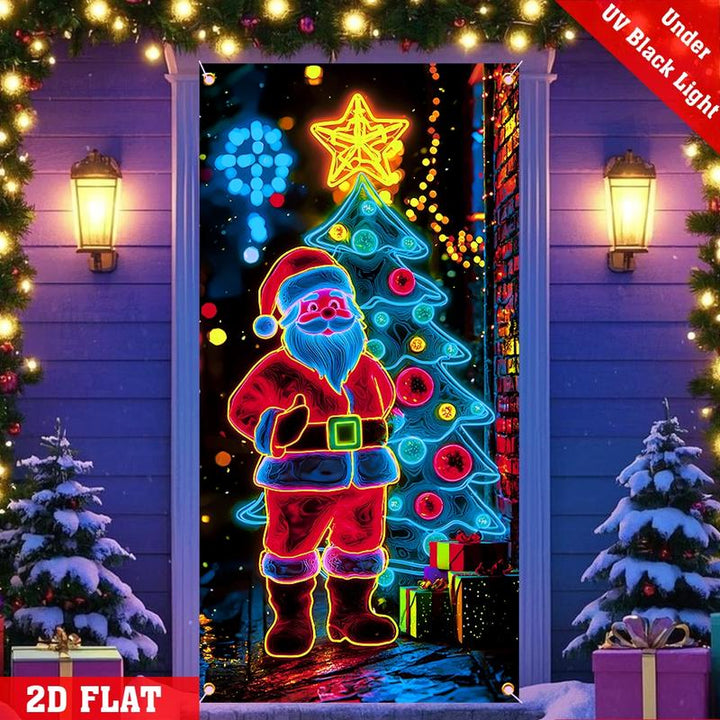 Caroline - Christmas Neon Door Banner