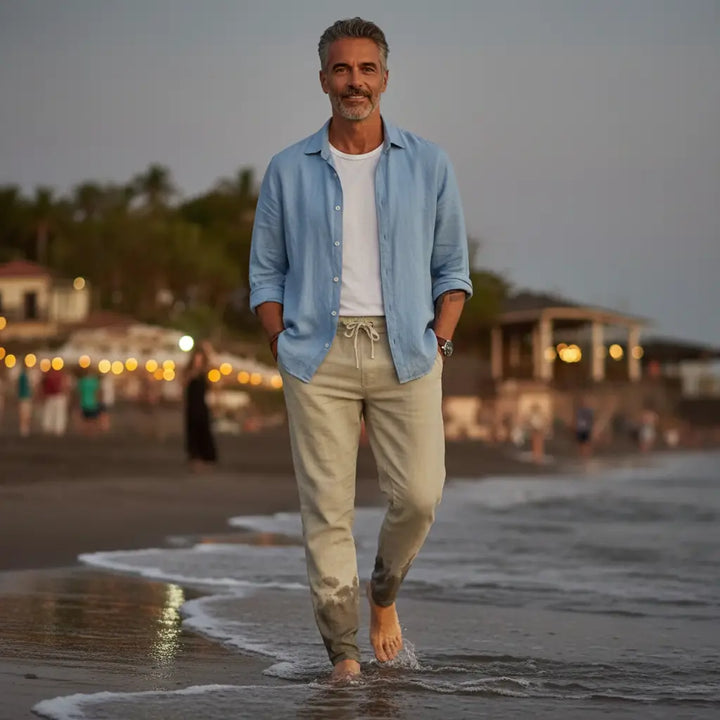 Lyrik - Premium Linen Beach Trousers