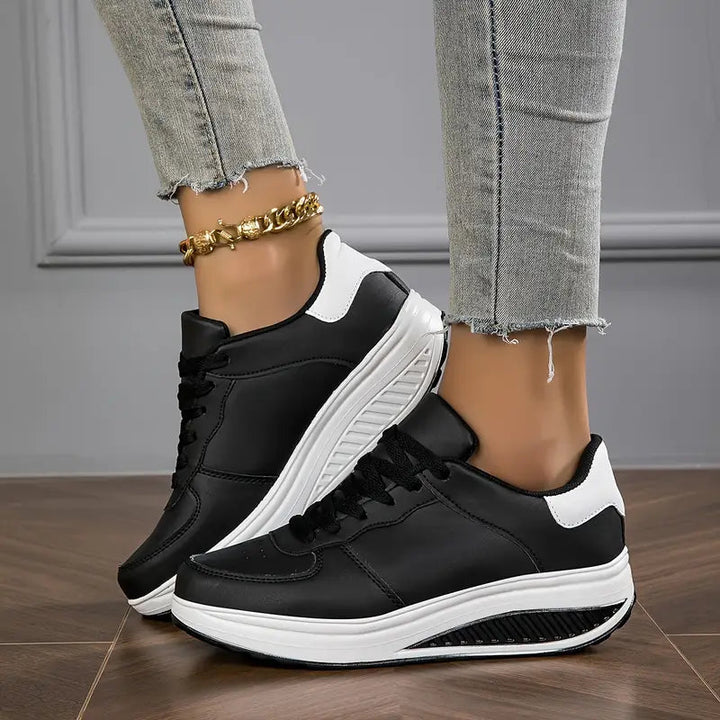 Sable - Lace Up Platform Sneakers Casual Fit
