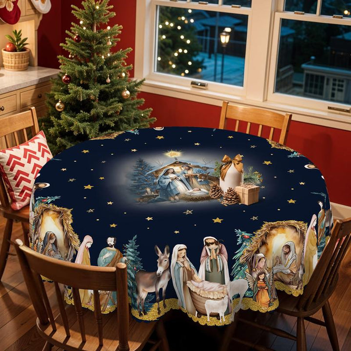 Isanisse - Christmas Decorative Tablecloth