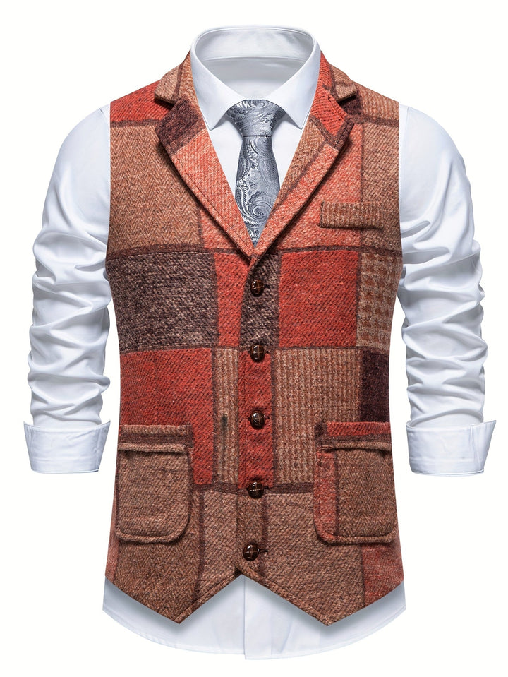 Ellis - Herringbone Waistcoat
