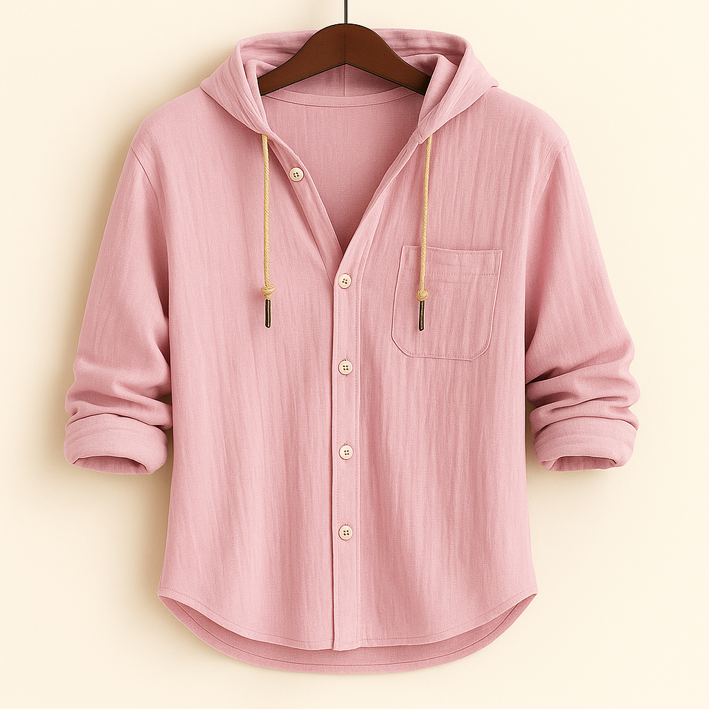 Leandro - Stylish Casual Hooded Shirt