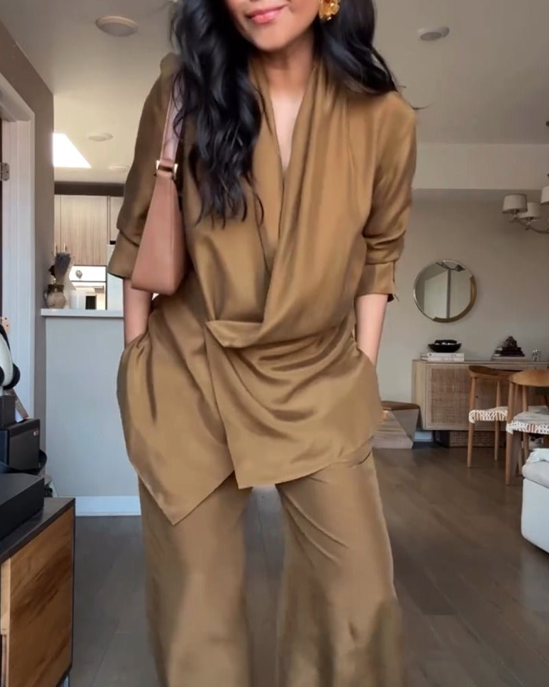 Niosa - Soft Touch Shirt & Trousers Set