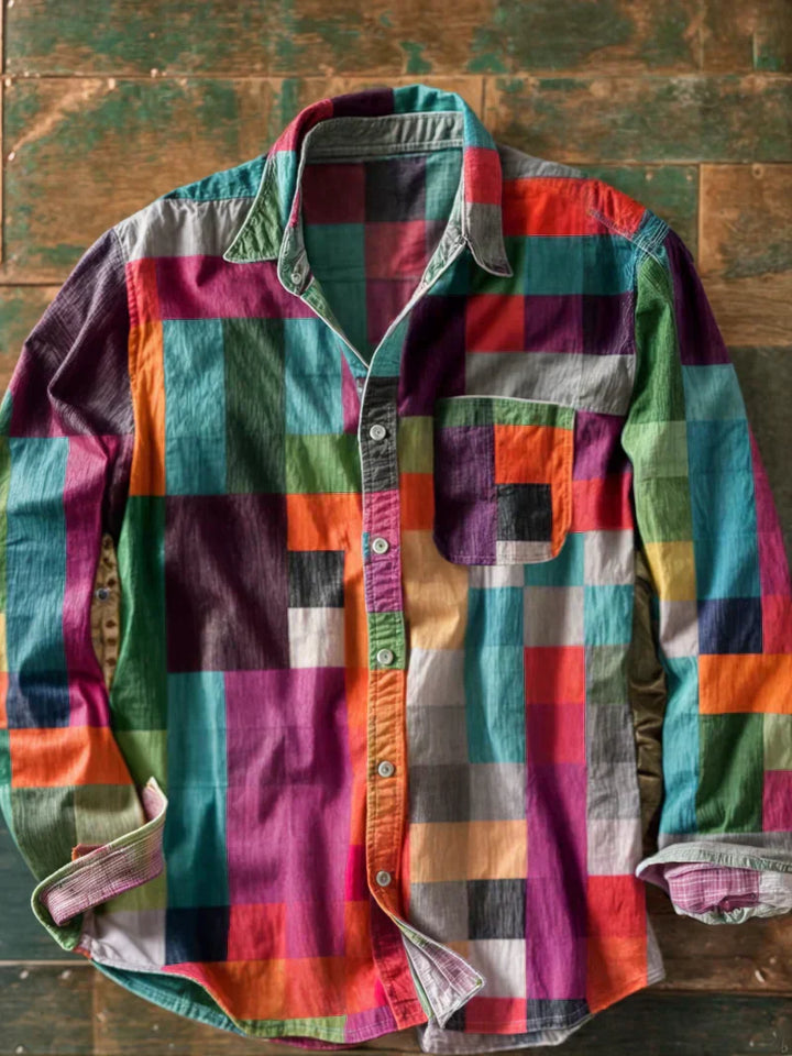 Jorvik - Soft-Touch Patchwork Shirt