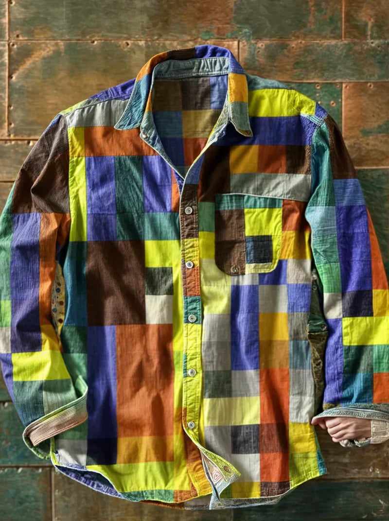 Jorvik - Soft-Touch Patchwork Shirt