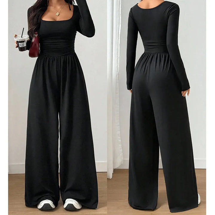 Elanisse - Soft-Touch Wide-Leg Jumpsuit