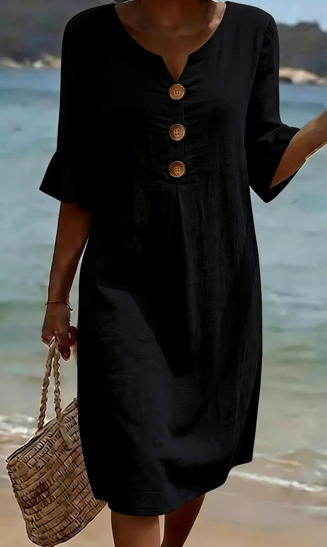Jonquil - Button Front Casual Dress