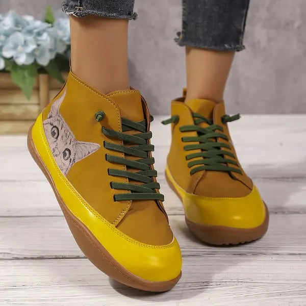 Zorelle - Cat Detail Comfort Ankle Shoes