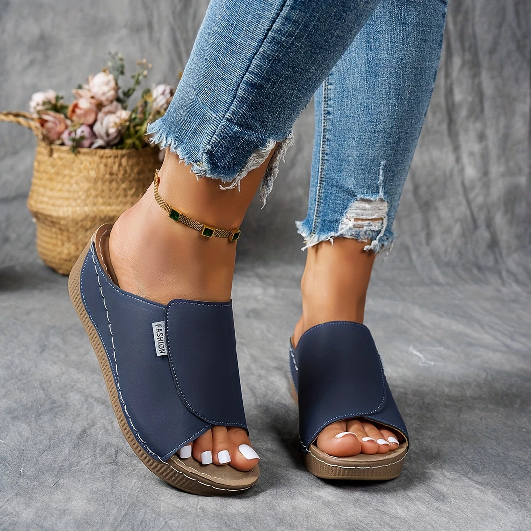 Verena - Platform Slip-On Sandals