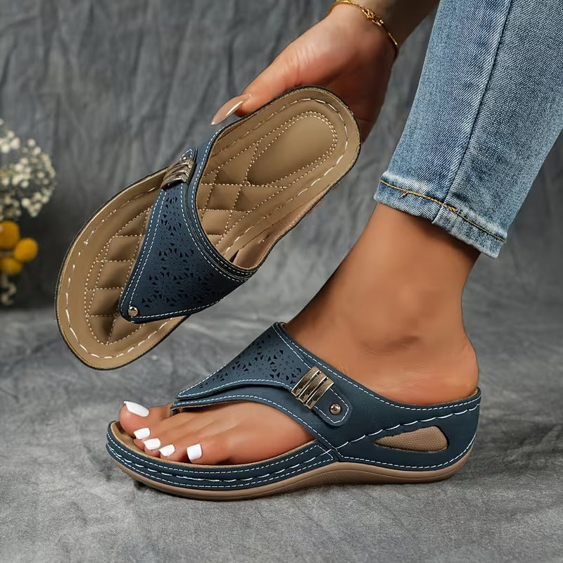 Ysola - Soft-Touch Wedge Sandals