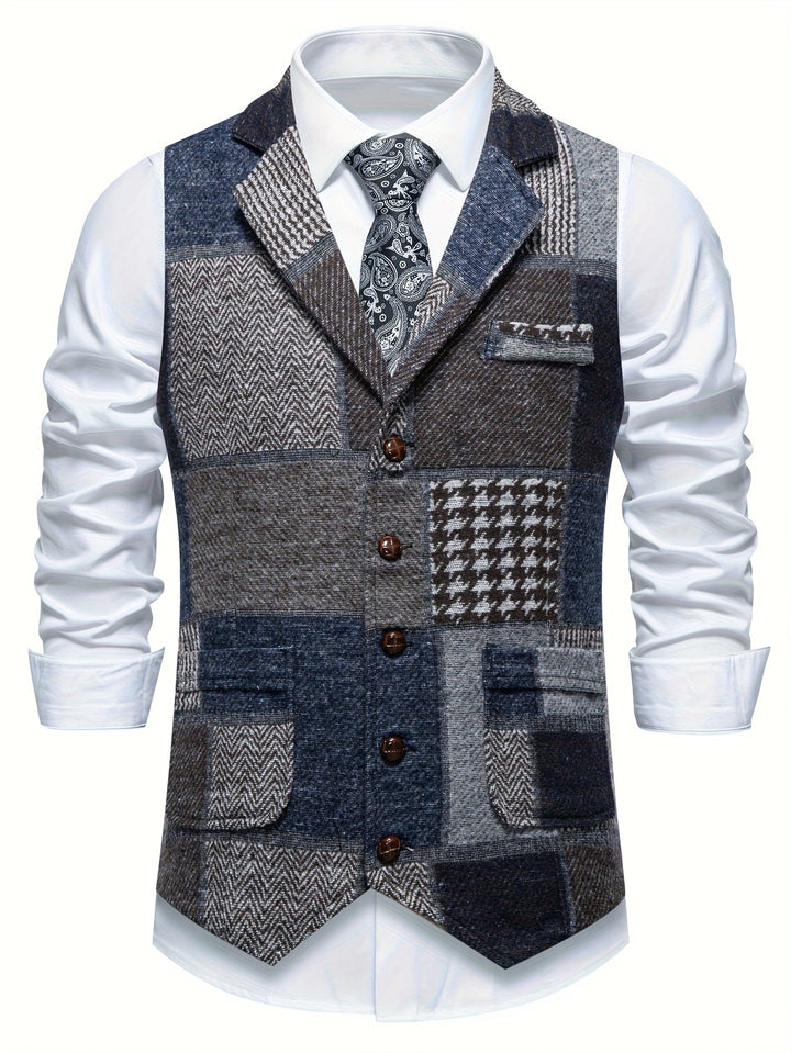 Evren - Tailored Patchwork Gilet