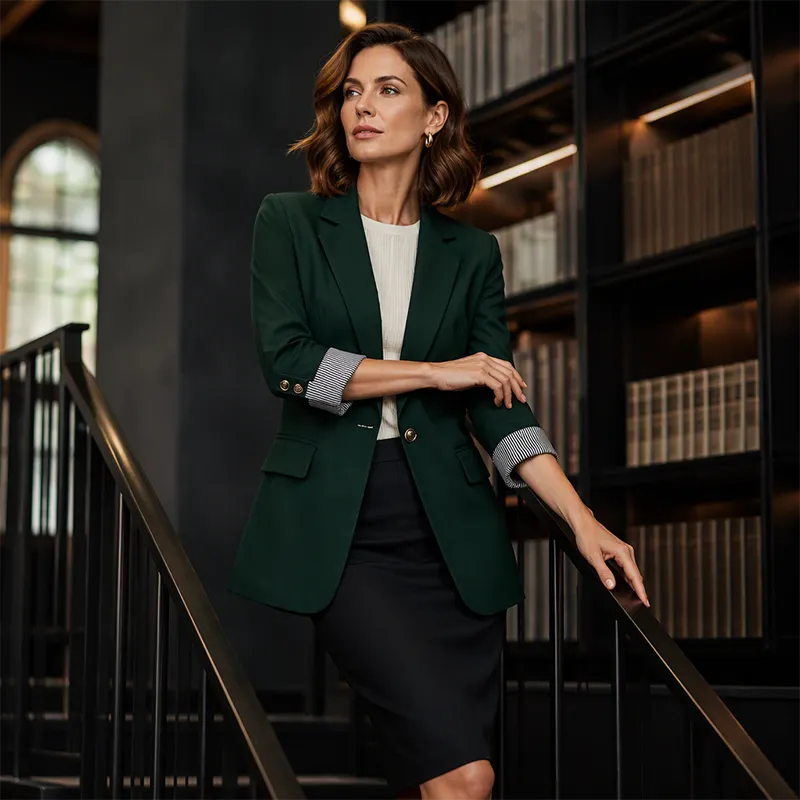 Neravelle - Tailored Roll Sleeve Blazer
