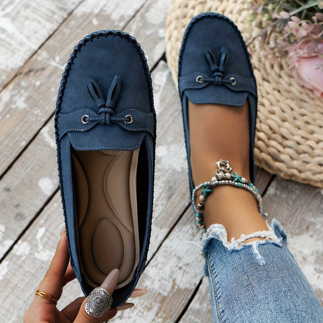 Stella - Cushioned Tassel Loafers