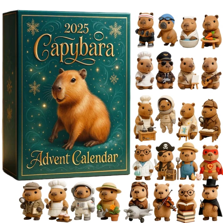 Aisora - Holiday Countdown Capybara Advent Calender