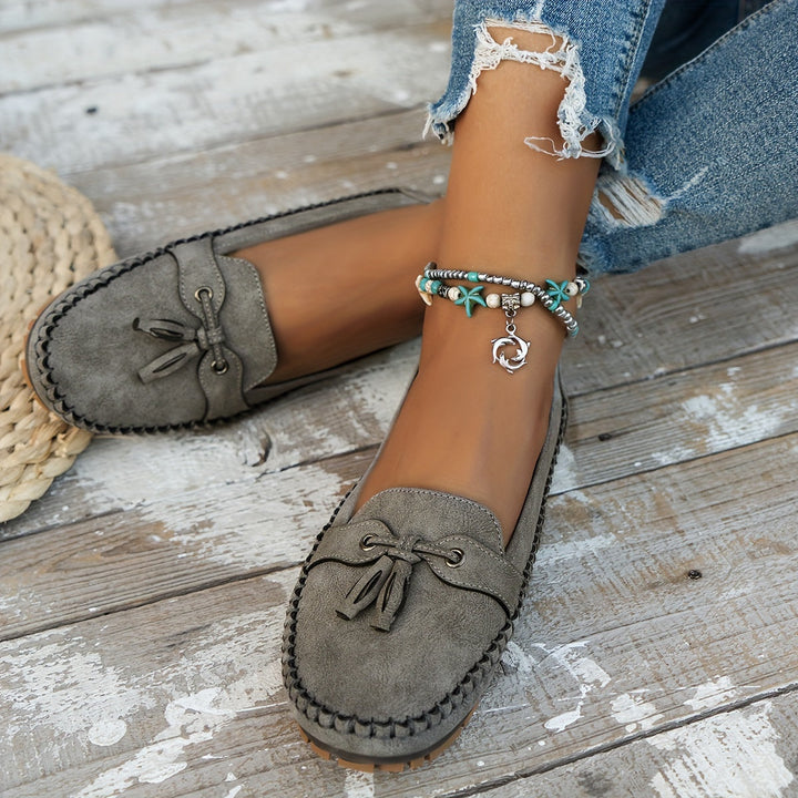 Stella - Cushioned Tassel Loafers