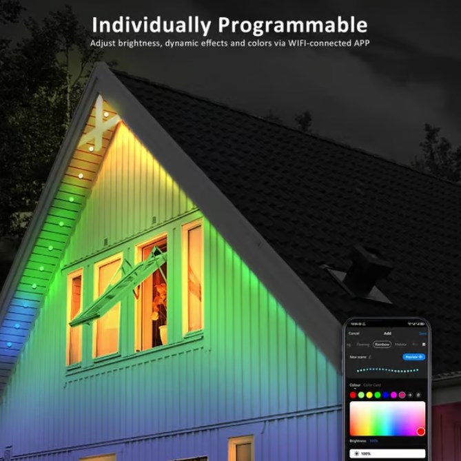 Leah - RGB LED Exterior Lighting