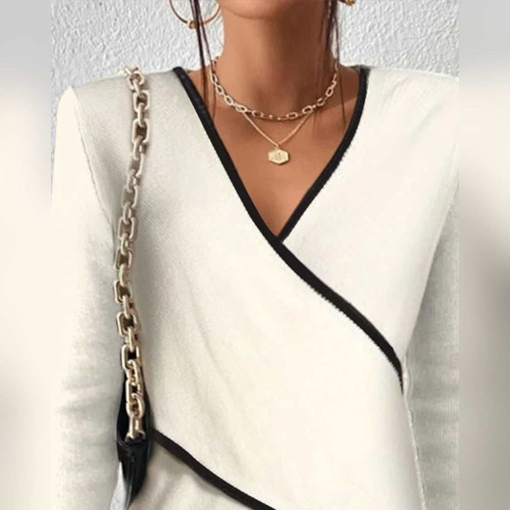Arceline - Soft-Touch V-Neck Sweater