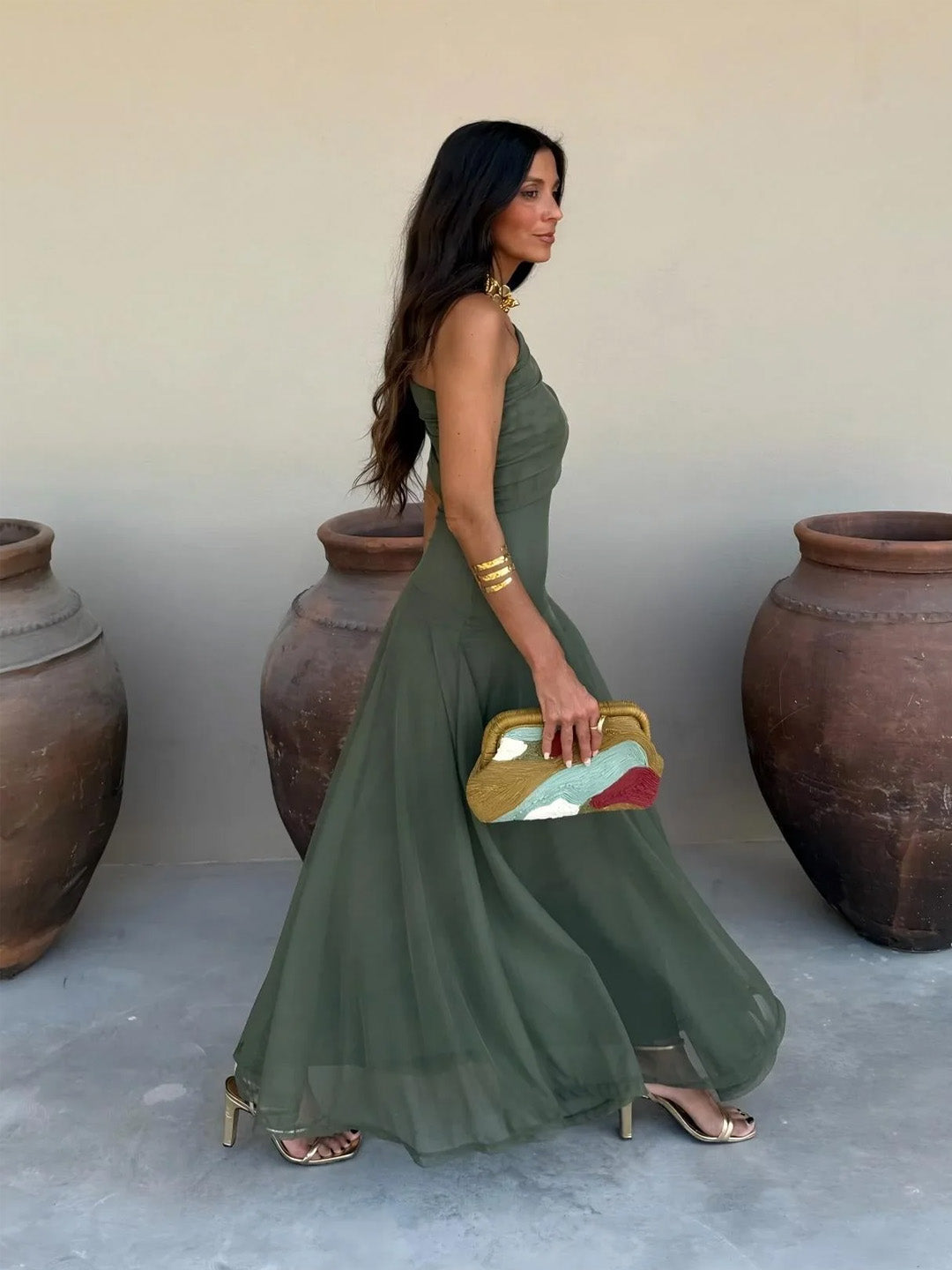 Briallen - Soft-Touch Off-Shoulder Dress