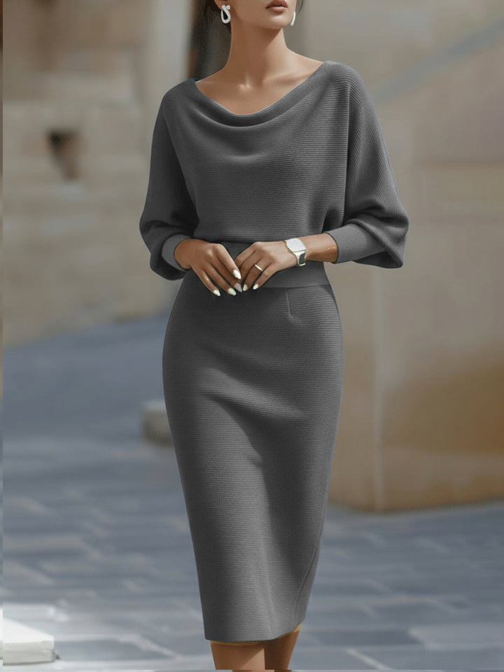 Avalon - Soft-Touch Batwing Midi Dress