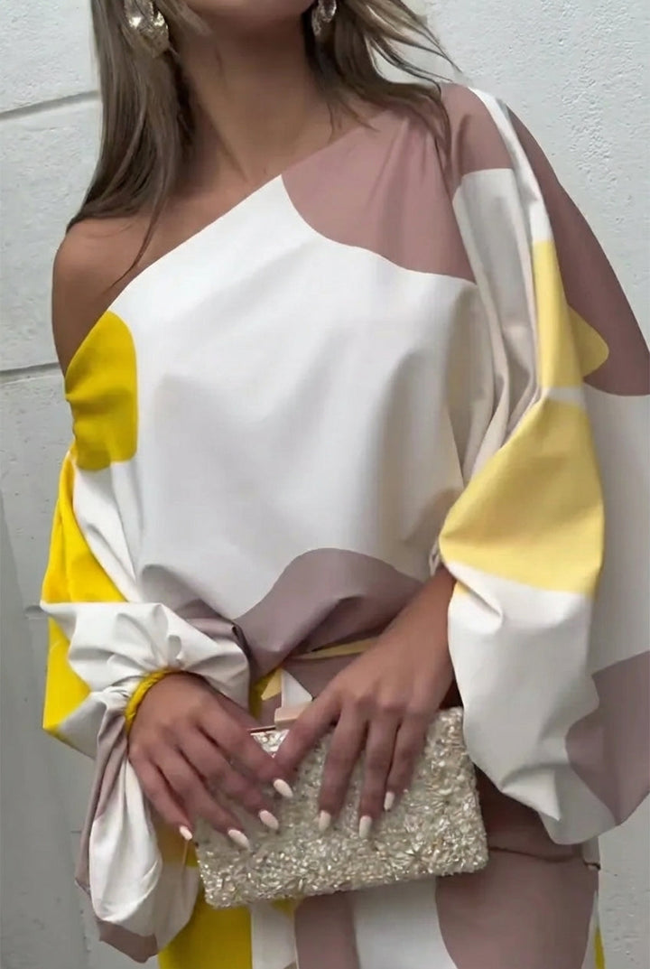 Valira - One-Shoulder Fringe Midi Dress